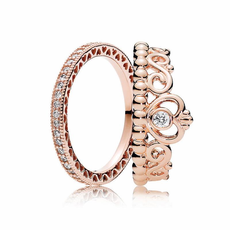Pandora Rose™ Princess Stackable Ring Stack Egypt RB1570836